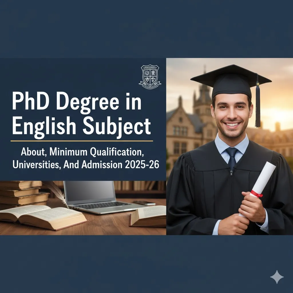 PhD Degree in English - About, Minimum Qualification, Universities, And Admission 2025-26 thumbnail