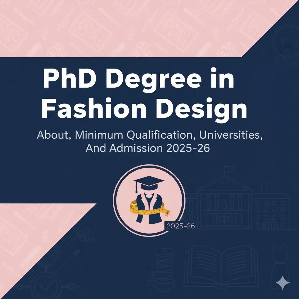PhD in Fashion Design - About, Minimum Qualification, Universities, And Admission 2025-26 thumbnail
