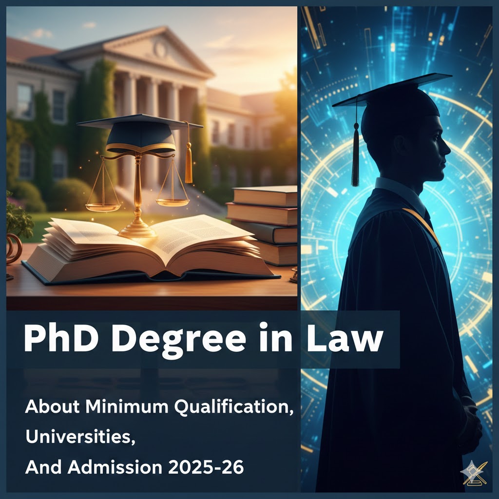 PhD Degree in Law - About Minimum Qualification, Universit ies, And Admission 2025-26 thumbnail