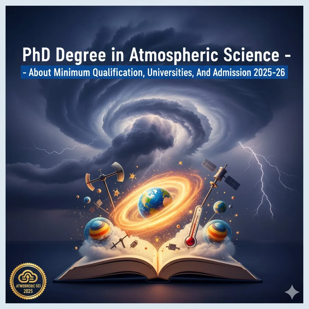 PhD Degree in Atmospheric Science - About Minimum Qualification, Universities, And Admission 2025-26 thumbnail
