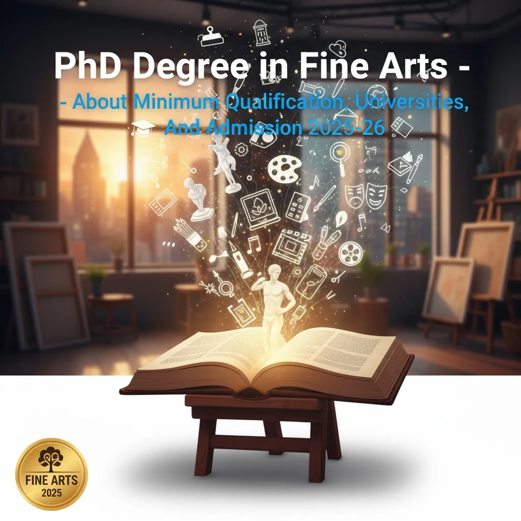 PhD Degree in Fine Arts - About Minimum Qualification, Universities, And Admission 2025-26 thumbnail