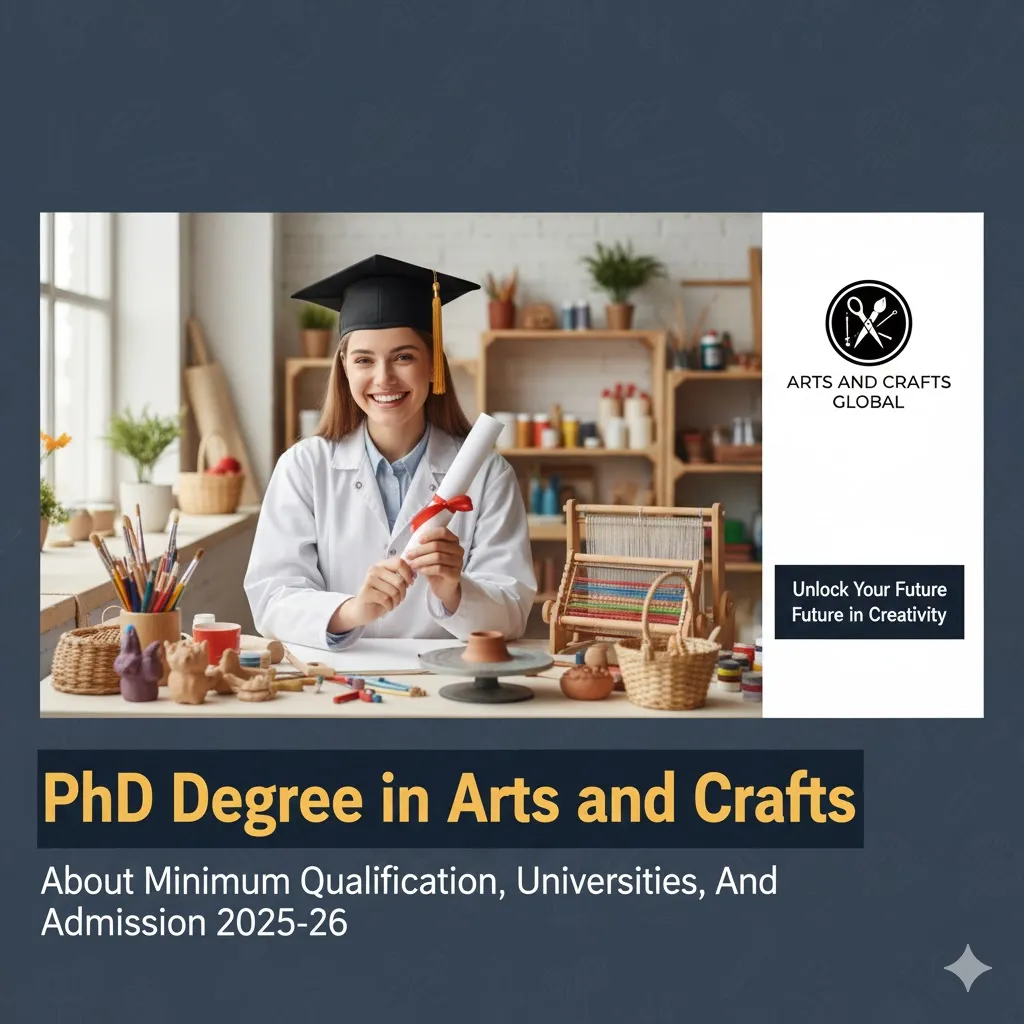PhD Degree in arts and crafts - About Minimum Qualification, Universities, And Admission 2025-26 thumbnail