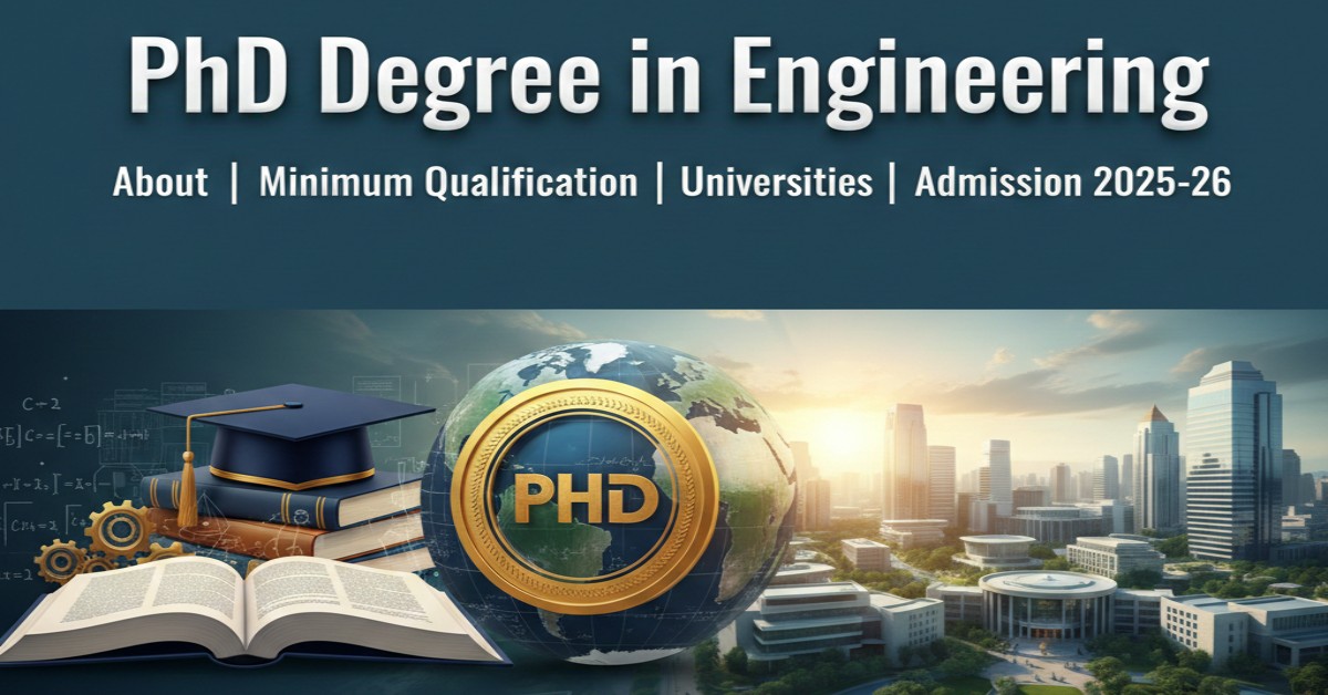 Phd Degree In Engineering - About Minimum Qualification, Universities, And Admission 2025-26 thumbnail