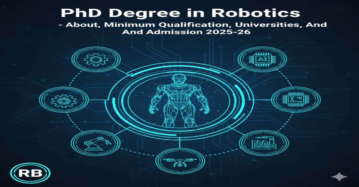 PhD Degree in Robotics - About, Minimum Qualification, Universities, and Admission 2025-26 thumbnail