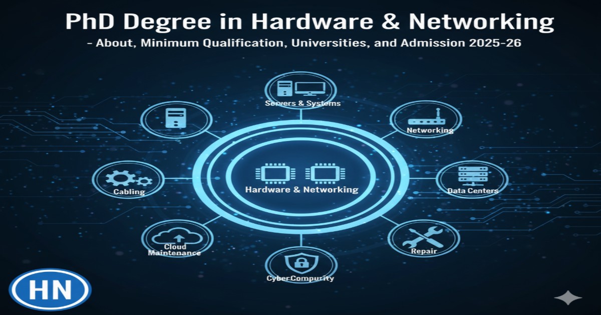 PhD Degree in Hardware & Networking - About, Minimum Qualification, Universities, and Admission 2025-26 thumbnail