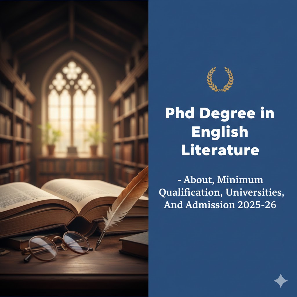 PhD Degree in English Literature - About, Minimum Qualification, Universities, And Admission 2025-26 thumbnail