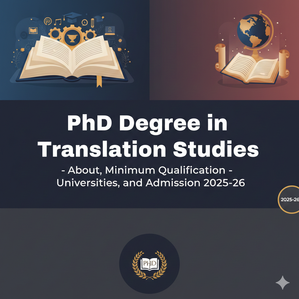 PhD Degree in Translation Studies - About, Minimum Qualification, Universities, and Admission 2025-26 thumbnail