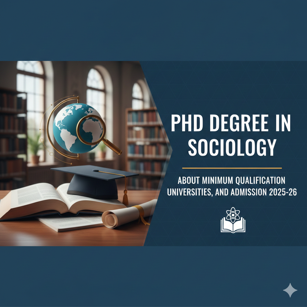 PhD Degree in Sociology - About Minimum Qualification, Universities, And Admission 2025-26 thumbnail