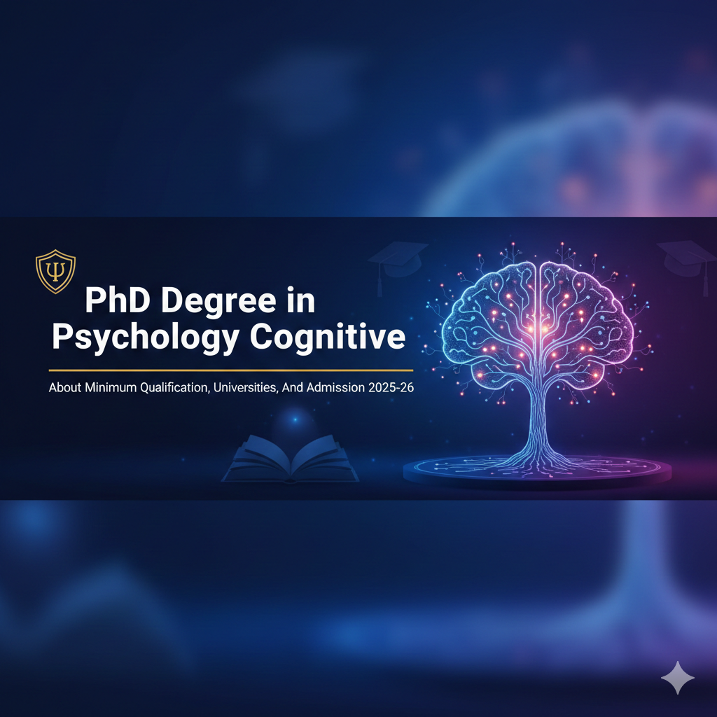 PhD Degree in Psychology Cognitive - About Minimum Qualification, Universities, And Admission 2025-26 thumbnail