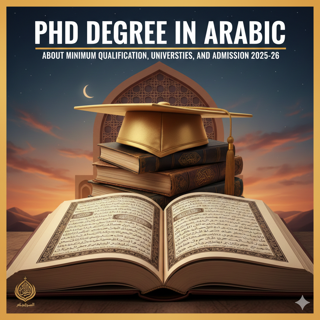 PhD Degree in Arabic- About Minimum Qualification, Universities, And Admission 2025-26 thumbnail