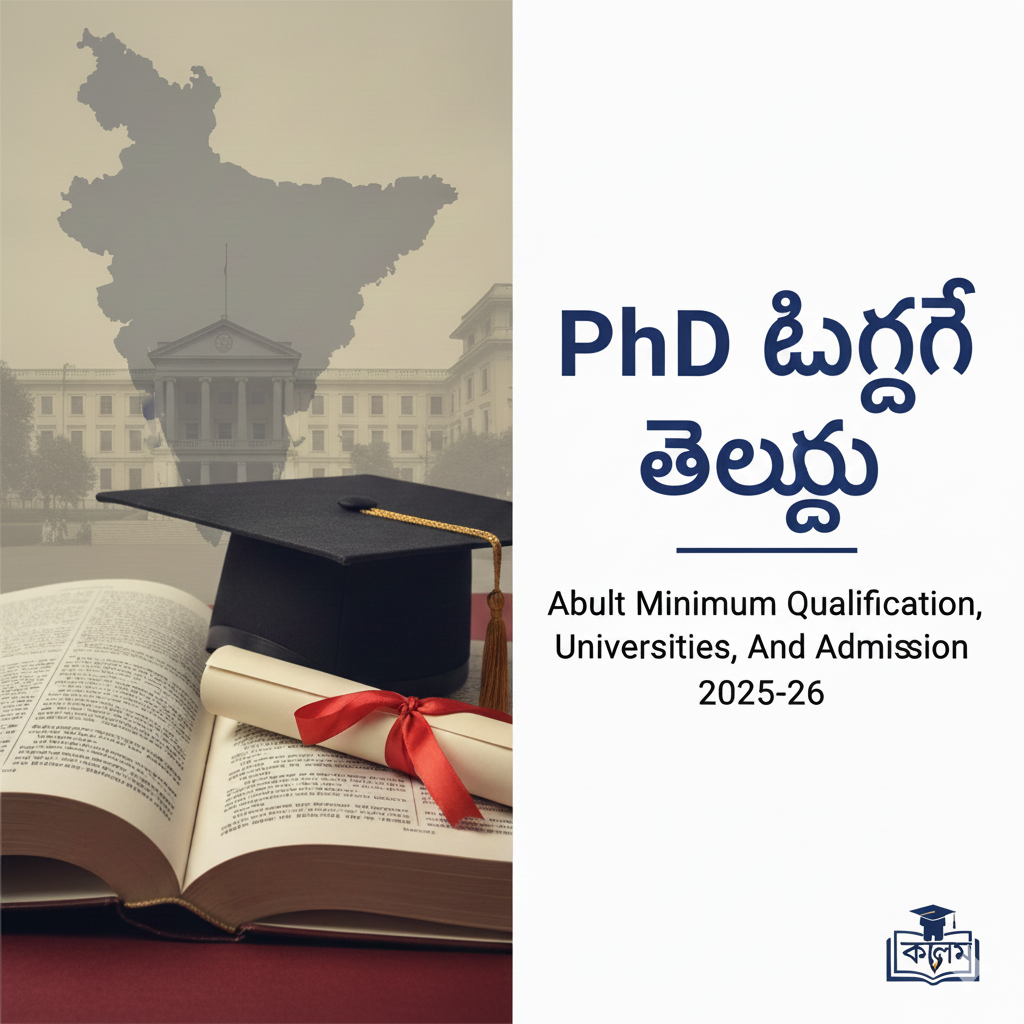PhD Degree in Telugu - About Minimum Qualification, Universities, And Admission 2025-26 thumbnail