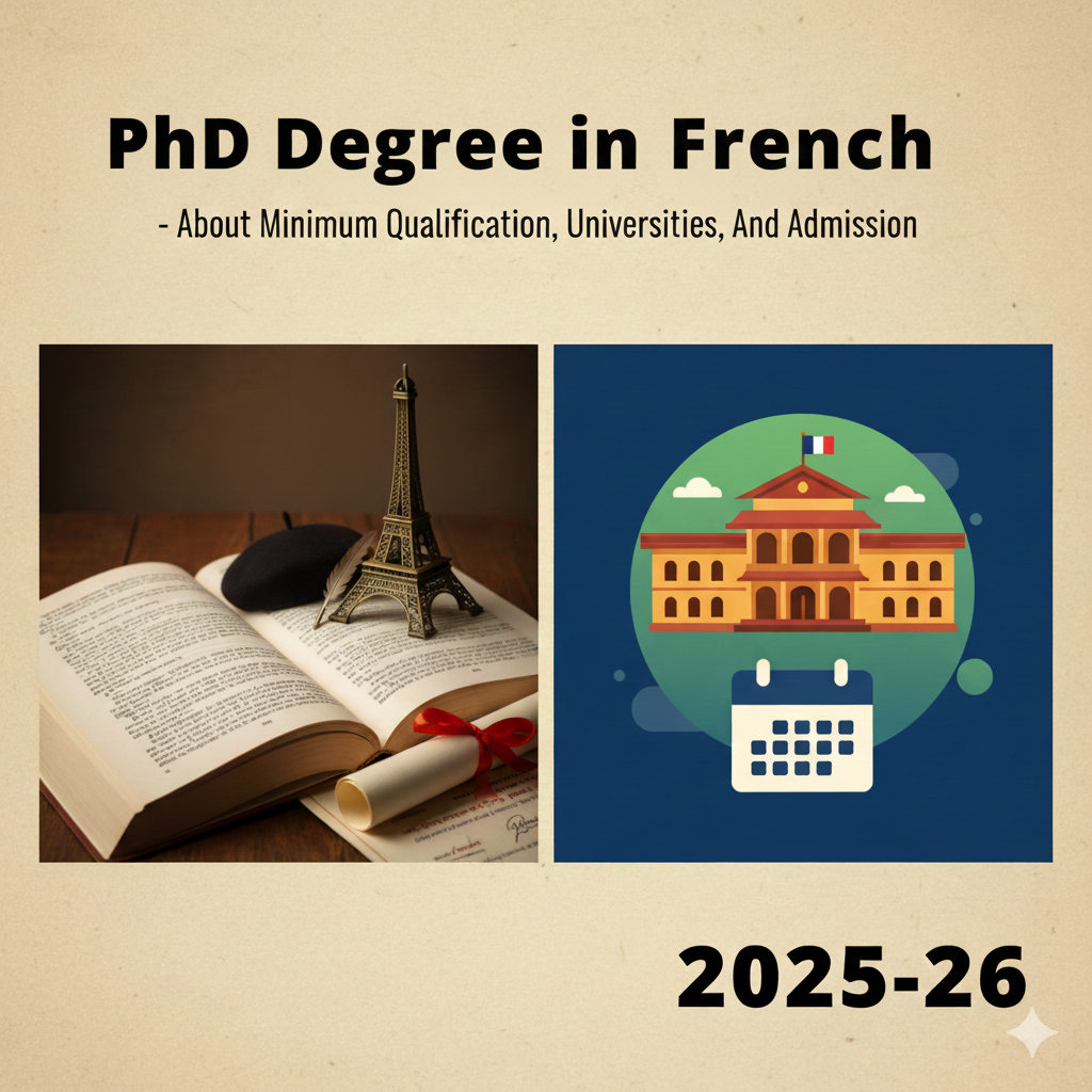 PhD Degree in French - About Minimum Qualification, Universities, And Admission 2025-26 thumbnail