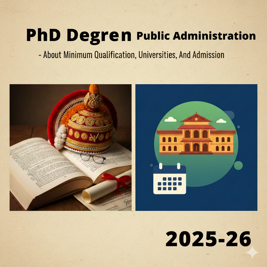 PhD Degree in Public Administration - About Minimum Qualification, Universities, And Admission 2025-26 thumbnail
