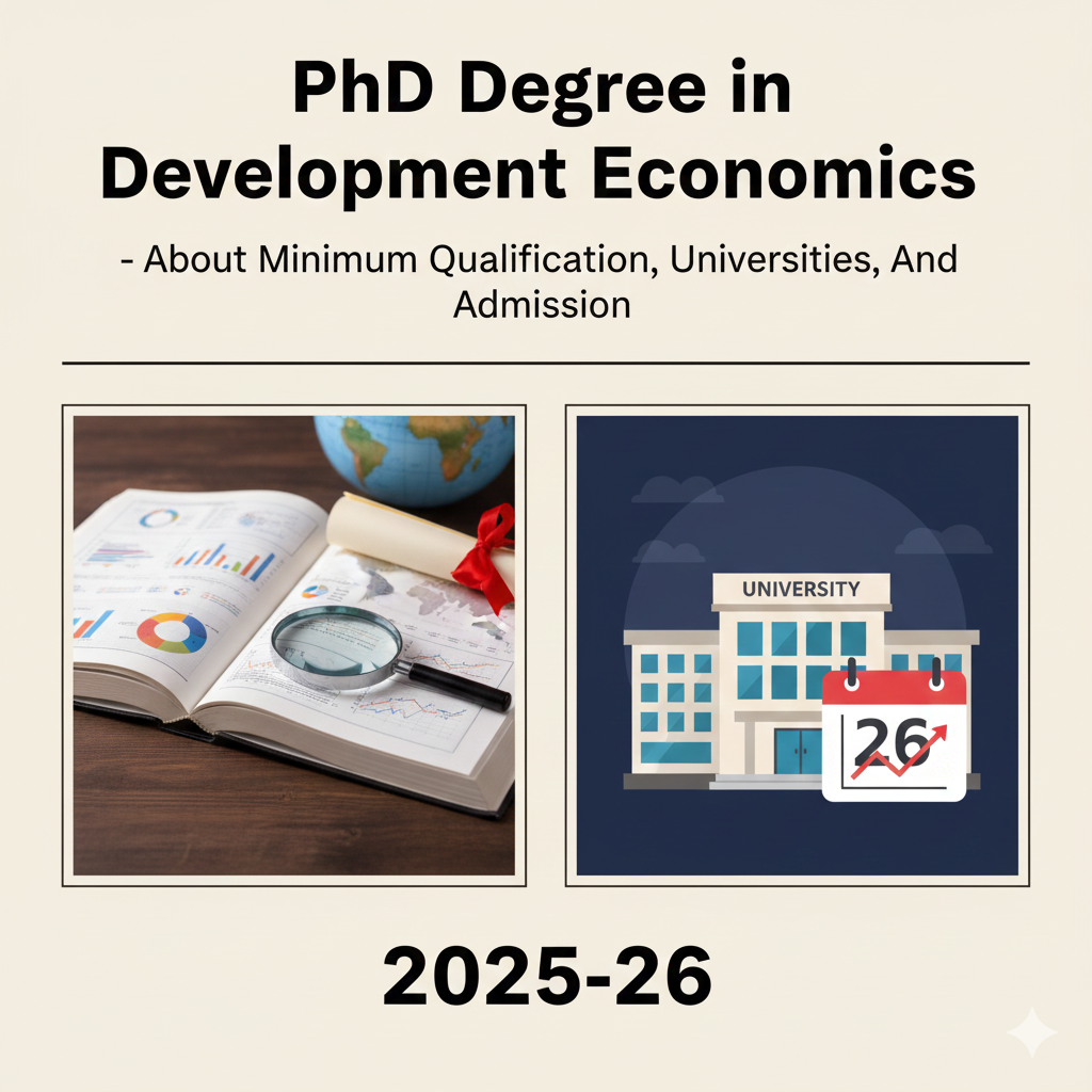 PhD Degree in Development Economics - About Minimum Qualification, Universities, And Admission 2025-26 thumbnail