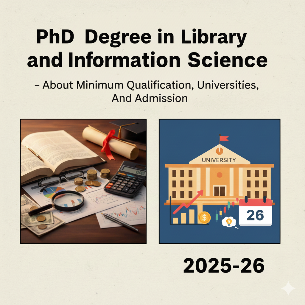PhD Degree in Library and Information Science - About Minimum Qualification, Universities, And Admission 2025-26 thumbnail