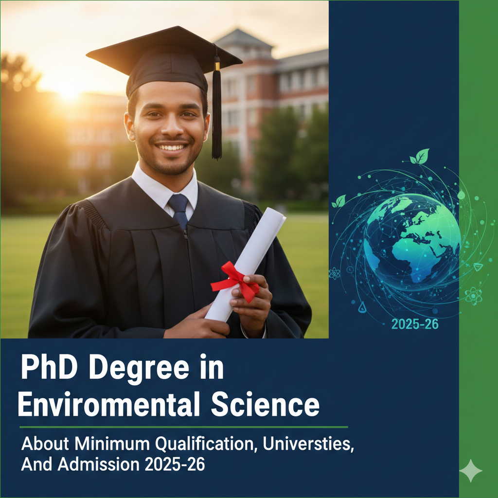 PhD Degree in Enivronmental Science - About Minimum Qualification, Universities, And Admission 2025-26 thumbnail
