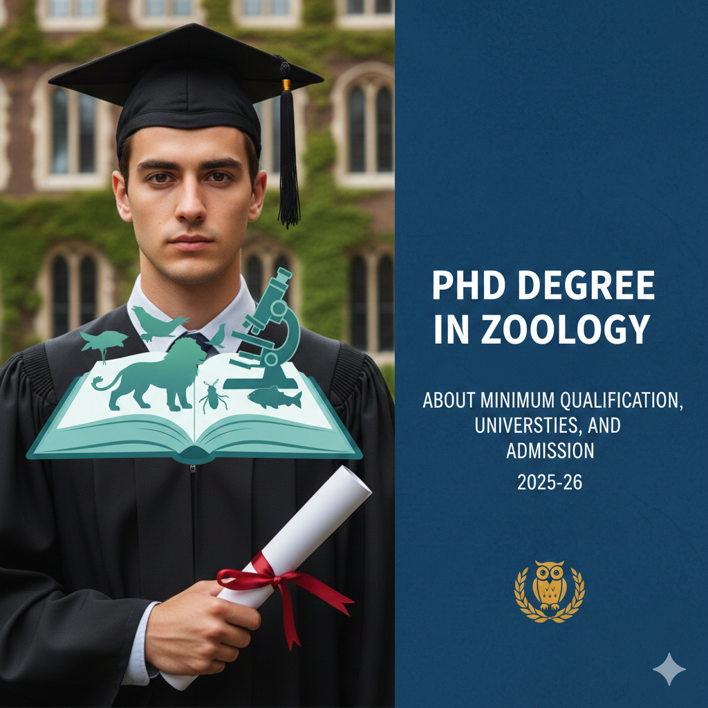 PhD Degree in Zoology - About Minimum Qualification, Universities, And Admission 2025-26 thumbnail