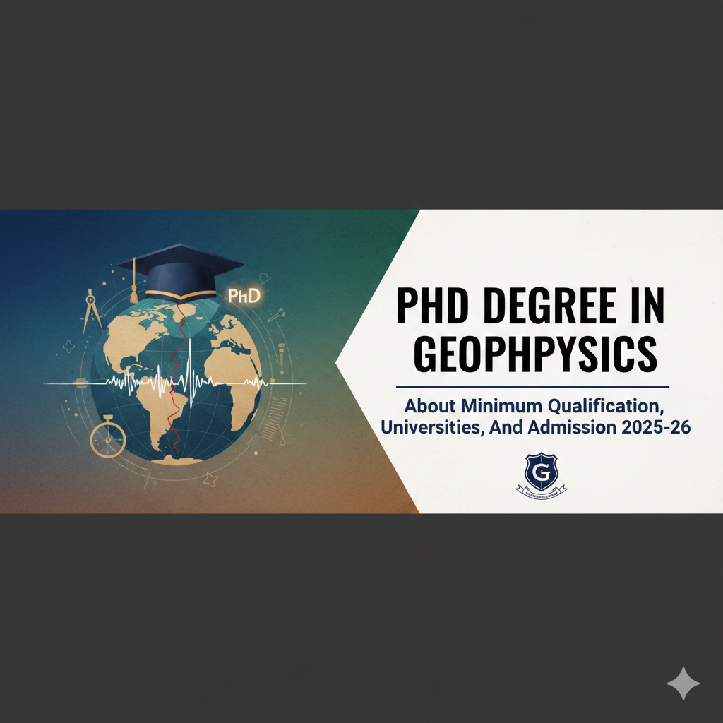 PhD Degree in Geophysics - About Minimum Qualification, Universities, And Admission 2025-26 thumbnail