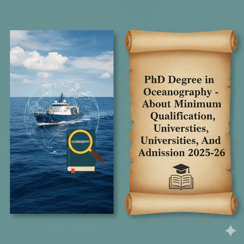 PhD Degree in Oceanography - About Minimum Qualification, Universities, And Admission 2025-26 thumbnail