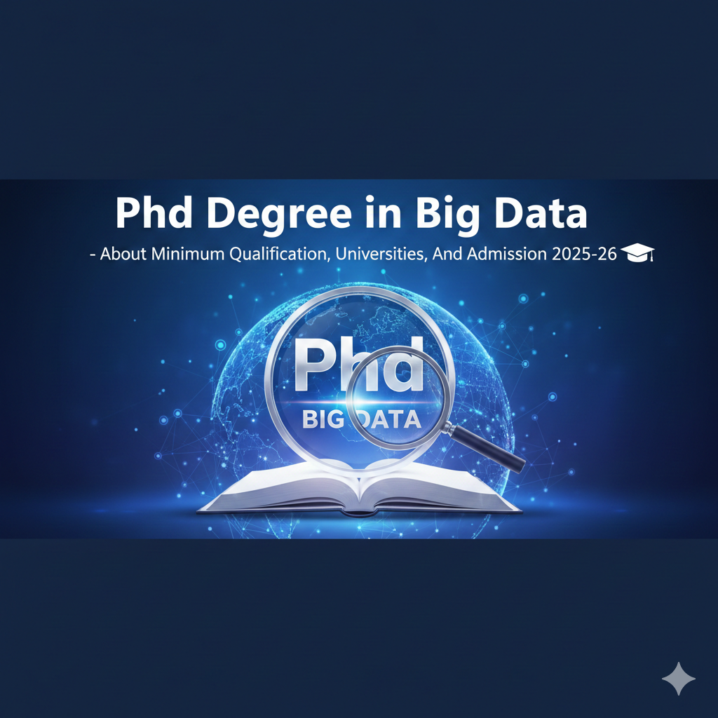 PhD Degree in Big Data - About Minimum Qualification, Universities, And Admission 2025-26 thumbnail