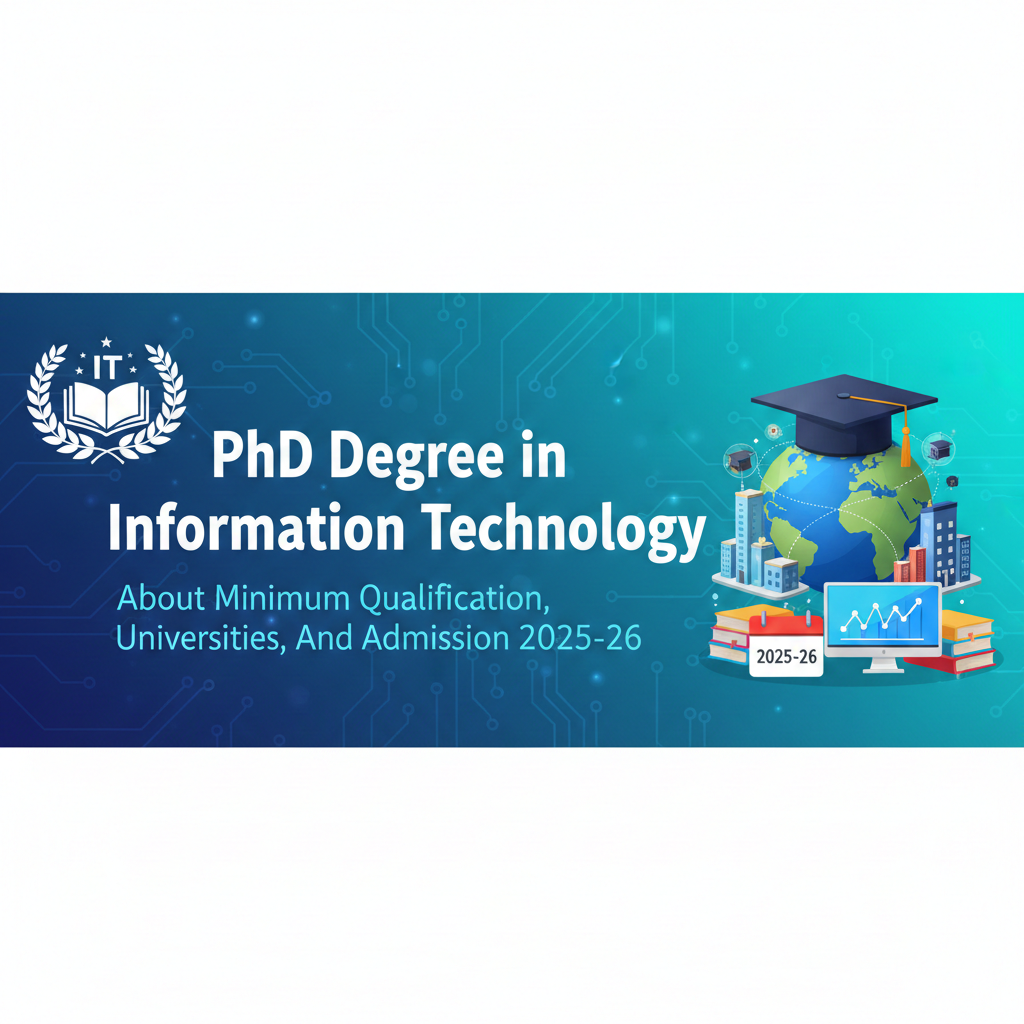 PhD Degree in Information Technology - About Minimum Qualification, Universities, And Admission 2025-26 thumbnail