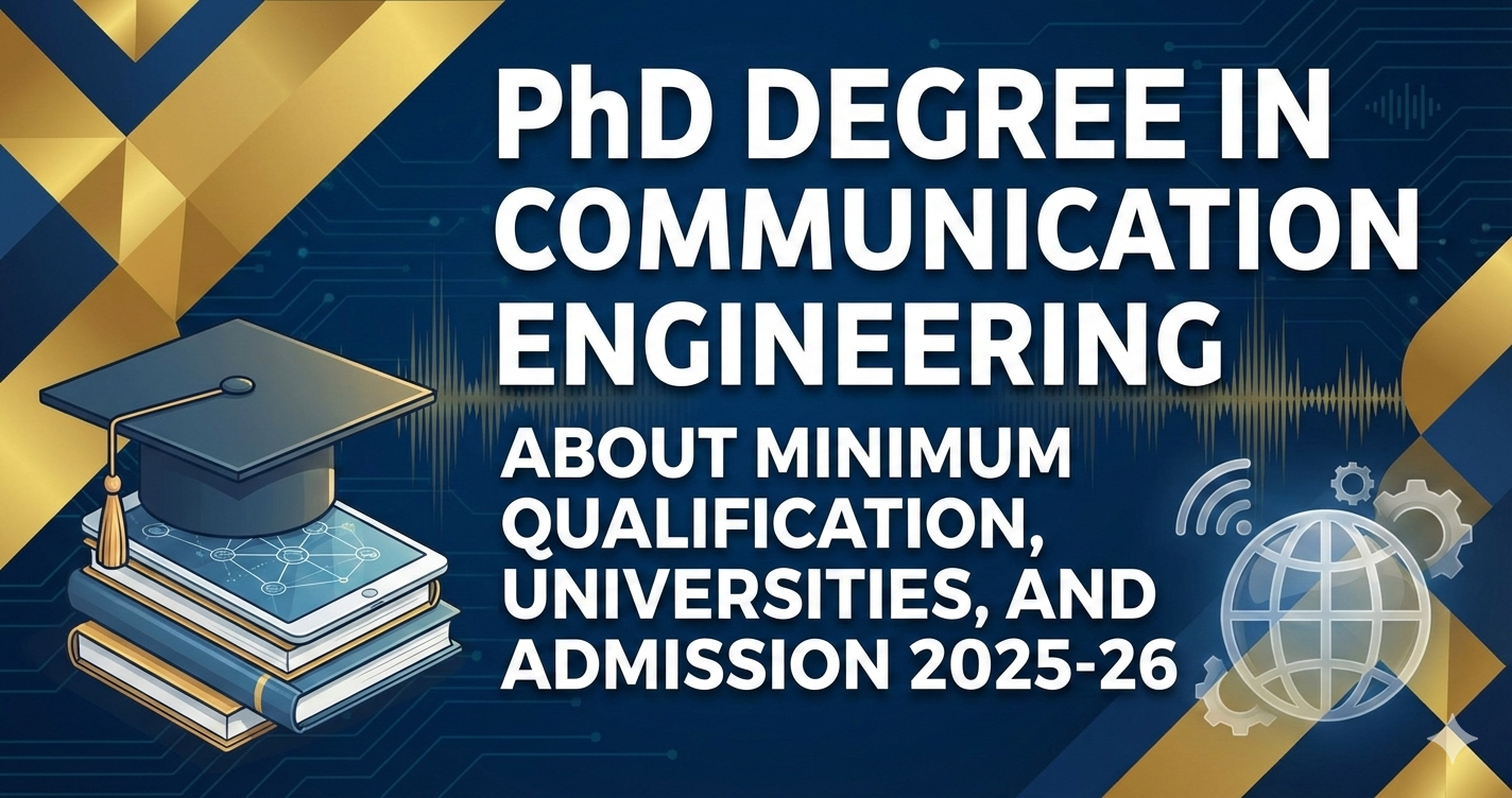 PhD Degree in Chemical Engineering - About Minimum Qualification, Universities, And Admission 2025-26 thumbnail