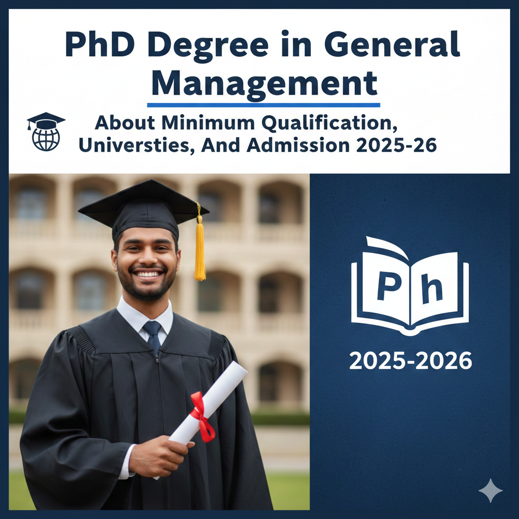 PhD Degree in General Management - About Minimum Qualification, Universities, And Admission 2025-26 thumbnail