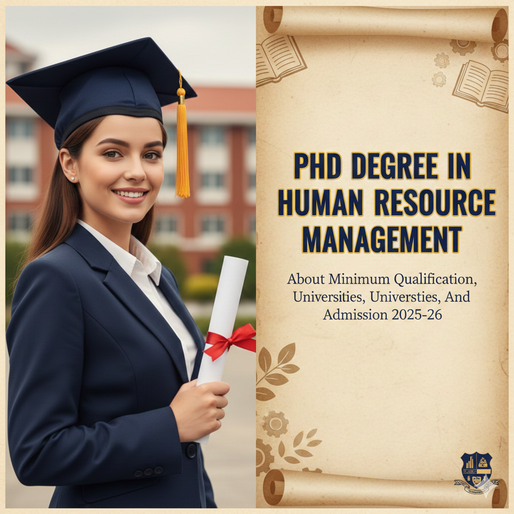 PhD Degree in Human Resource Management - About Minimum Qualification, Universities, And Admission 2025-26 thumbnail