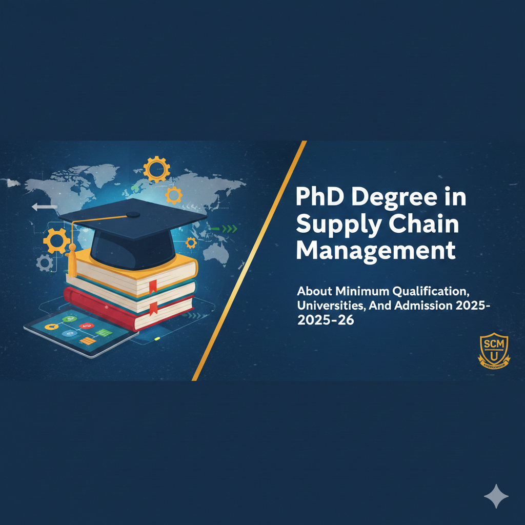 PhD Degree in Supply Chain Management - About Minimum Qualification, Universities, And Admission 2025-26 thumbnail