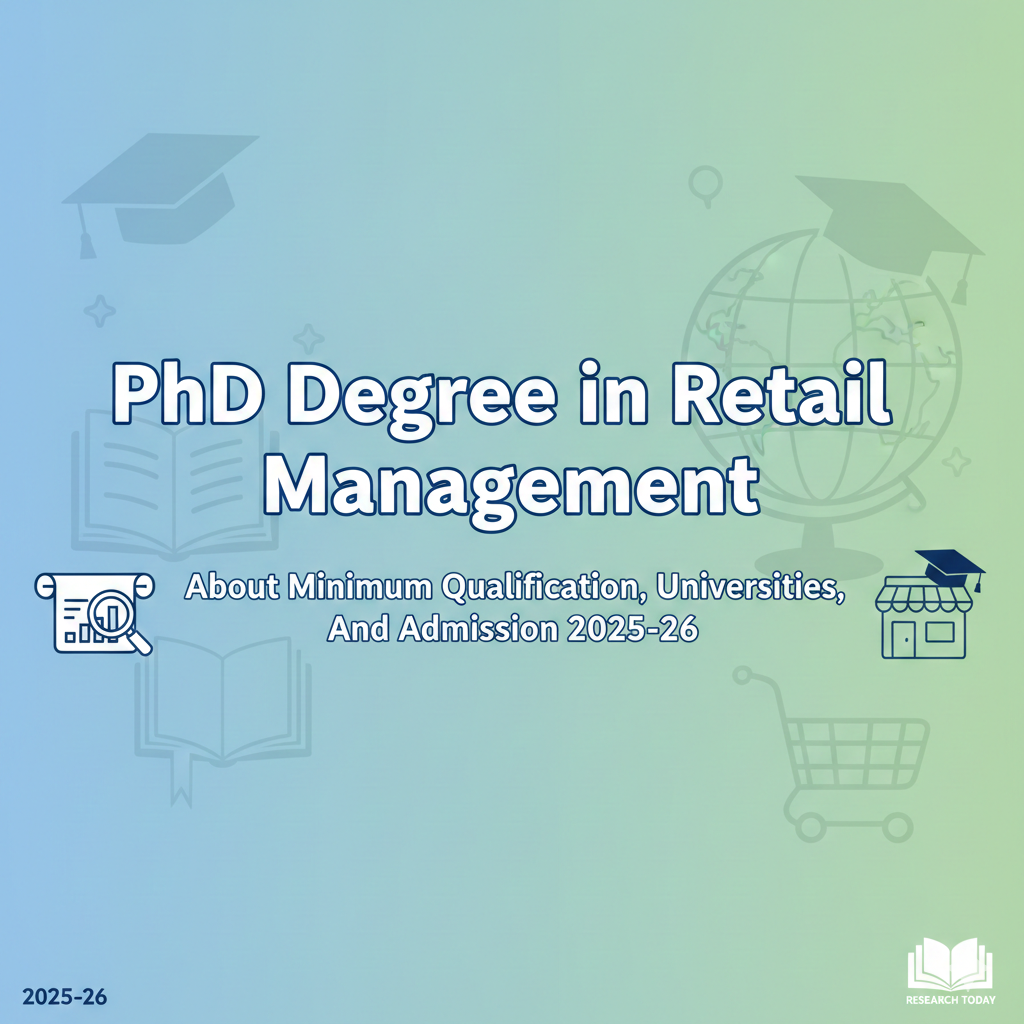 PhD Degree in Retail Management - About Minimum Qualification, Universities, And Admission 2025-26 thumbnail
