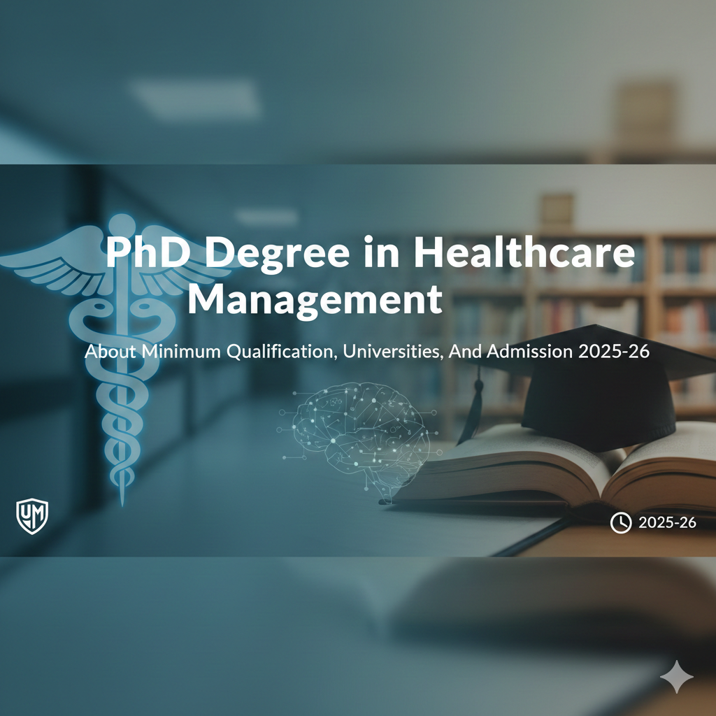 PhD Degree in Healthcare Management - About Minimum Qualification, Universities, And Admission 2025-26 thumbnail